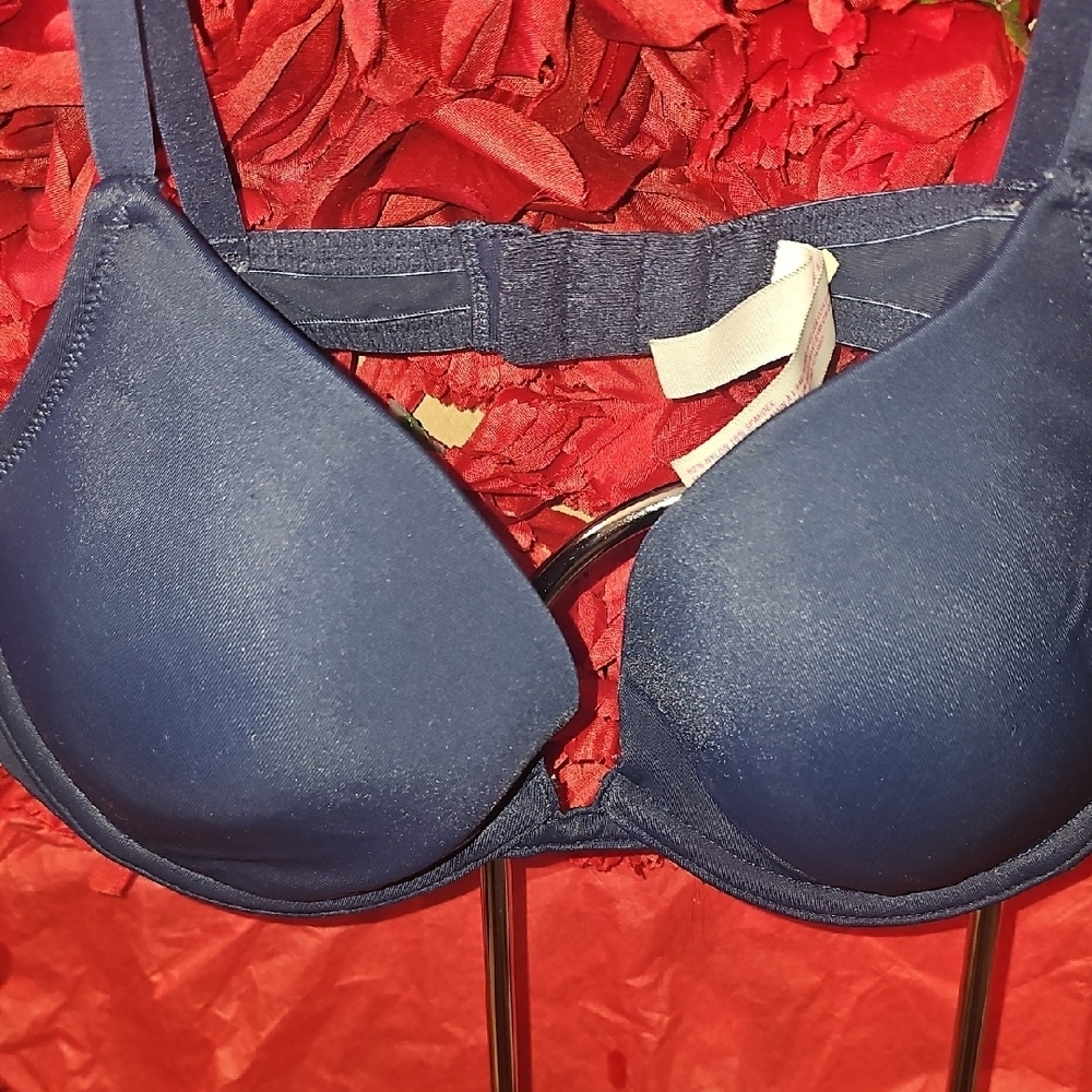 Xhilaration Navy Blue Perfect Tshirt  Bra Size 36B